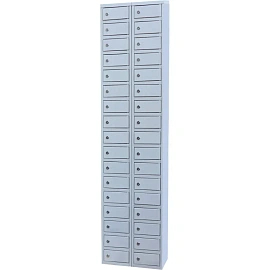 Шкаф хранения мобильных телефонов Klesto MM34 (425х205х1755 мм, 34 ячейки)