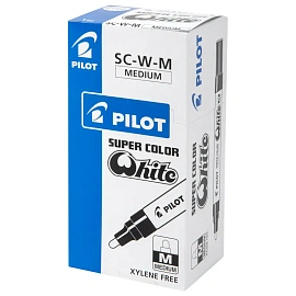 Маркер промышленный лаковый Pilot SC-W-M белый 2-4 мм