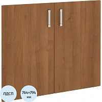 Дверь Комус Мебель Сатурн-Д орех гварнери (794x764 мм, 2 штуки в упаковке)