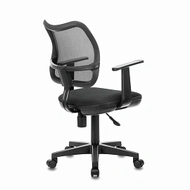 Кресло BRABIX "Drive MG-350", с подлокотниками, сетка, черное, 532082
