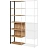 Полустеллаж Комус Мебель (Easy To Lead) K-Loft 241H025 (дуб натуральный/чёрный, 645х400х2105 мм) Фото 1