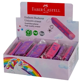 Ластик Faber-Castell "Unicorn", треугольный, 62*22*12мм