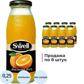 Сок Swell апельсиновый с мякотью 0.25 л