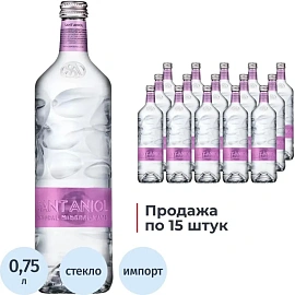 Вода минеральная Sant Aniol столовая газированная 0.75 л