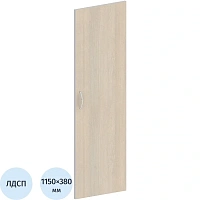 Дверь средняя Комус Мебель Easy Standard ЛДСП (светлый дуб/серый, 380х1150 мм)
