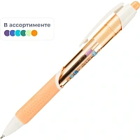 Ручка шариковая автоматическая Deli EQ46 синяя (толщина линии 0.35 мм)