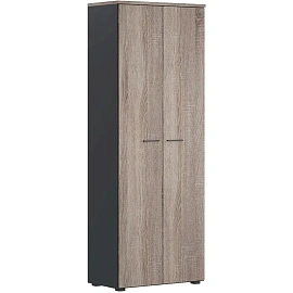 Стеллаж K-Loft 241H003 (дуб сонома тёмный/графит, 786х420х2106 мм)