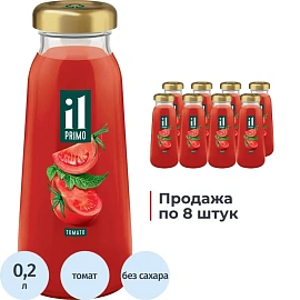 Сок IL Primo томатный с мякотью 0.2 л