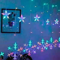 Гирлянда светодиодная Magic Time Занавес разноцветный свет 138 светодиодов (3x0.7 м)