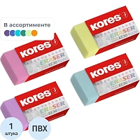 Ластик Kores KE-30 ПВХ прямоугольный 40x21x10 мм