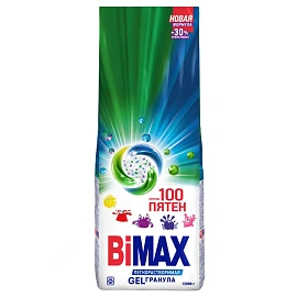 Порошок для машинной стирки BiMax "100 пятен", 12кг