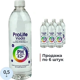 Вода минеральная Prolife Voda столовая негазированная 0.5 л