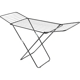 Сушилка для белья напольная складная Metaltex Vulcano (180x55x100 см) чёрная