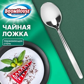 Ложка чайная CLASSIC, 1 шт., нержавеющая сталь, серебристая, BOOMHOUSE (БУМХАУС), 702289