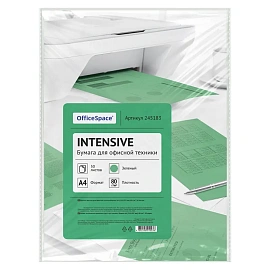Бумага цветная OfficeSpace "Интенсив" А4, 80г/м2, 50л. (зеленый)