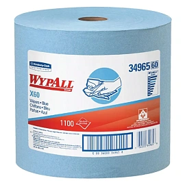 Материал протирочный нетканый в рулоне Kimberly-Clark 1100 листов 31x31.5 см голубой 1-слойный 58 г/кв.м