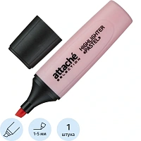Текстовыделитель Attache Selection Pastel 1-5 мм розовый