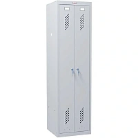 Шкаф для одежды металлический Комус Мебель ML-21-50 (серый, 500х500х1830 мм)
