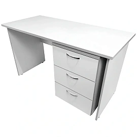 Стол медицинский STR Medical MD CM 10.02 с тумбой (белый, 1300х600х750 мм)