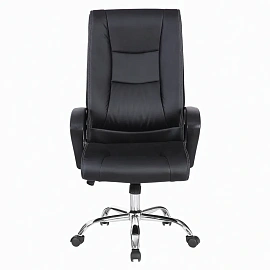 Кресло офисное BRABIX "Forward EX-570", хром, экокожа, черное, 531837