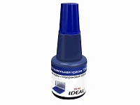 Краска штемпельная TRODAT IDEAL 7014 синяя 24 мл, на водно-глицериновой основе, 206916/219402