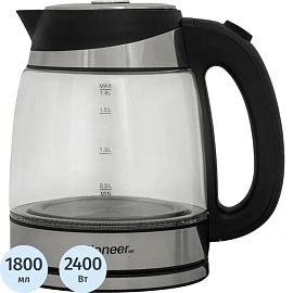 Чайник электрический Pioneer KE800G серебристый
