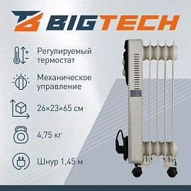 Радиатор масляный BigTech WBH002 10W (NY-10W)