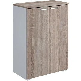 Стеллаж K-Loft 241H011 (дуб сонома тёмный/белый, 786х420х1080 мм)