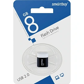 Флешка USB 2.0 8 ГБ SmartBuy Lara (SB8GBLara-K)