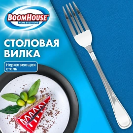 Вилка столовая BASIC, 1 шт., нержавеющая сталь, серебристая, BOOMHOUSE (БУМХАУС), 702292