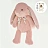 Мягкая игрушка ТРИ СОВЫ "Розовый зайка", 27см Фото 1