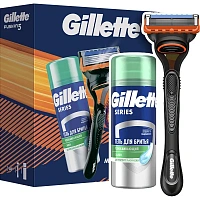 Подарочный набор для мужчин Gillette (бритвенный станок, 1 сменная кассета и гель для бритья, 75 мл)