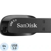 Флешка USB 3.0 64 ГБ SanDisk Ultra Shift (SDCZ410-064G-G46)
