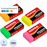 Ластик Kores ПВХ прямоугольный 40x21x10 мм