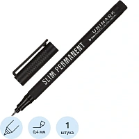 Маркер перманентный Bruno Visconti Unimark Slim 22-0028 чёрный (толщина линии 0.4 мм) игольчатый наконечник