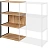 Полустеллаж для документов Easy To Lead K-Loft 241H021 дуб натуральный/чёрный 645х400х1068 мм Фото 1