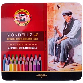 Карандаши акварельные Koh-i-Noor Mondeluz Old Man шестигранные 48 цветов в наборе