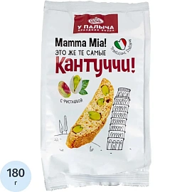 Печенье сдобное У Палыча Кантуччи с фисташками 180 г