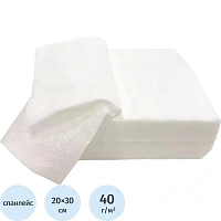 Салфетка одноразовая Чистовье нестерильная в сложении 20x30 см белая (100 штук в упаковке)