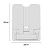 Подставка для книг и учебников ERICH KRAUSE Classic, пластиковая, белая, 53527 Фото 5