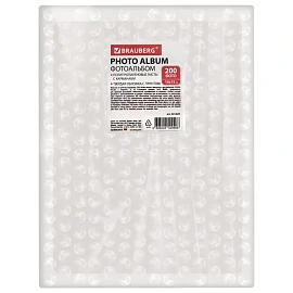 Фотоальбом BRAUBERG "Paradise" на 200 фото 10х15 см, твердая обложка, 391429