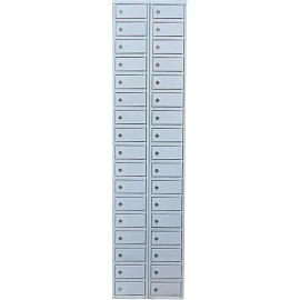 Шкаф хранения мобильных телефонов Klesto MM34 (425х205х1755 мм, 34 ячейки)