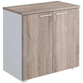 Стеллаж K-Loft 241H004 (дуб сонома тёмный/белый, 786х420х738 мм)