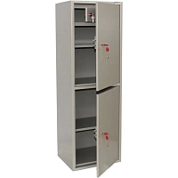Шкаф металлический для документов BRABIX "KBS-023Т", 1253х420х350 мм, 27,5 кг, 2 отделения, сварной, 291155