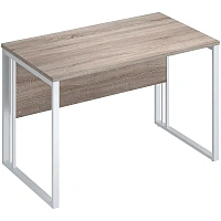 Стол прямой Комус Мебель K-Loft 241S014 (дуб сонома тёмный/белый, 1180х670х752 мм)