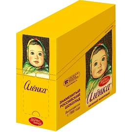 Шоколад Алёнка молочный (16 штук по 75 г)