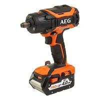 Гайковёрт аккумуляторный AEG BSS18C12ZBL LI-402C ударный бесщёточный 1/2 дюйма 500 Нм с 2 АКБ и ЗУ в кейсе (4935459427)