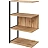 Полустеллаж для документов Easy To Lead K-Loft 241H021 дуб натуральный/чёрный 645х400х1068 мм