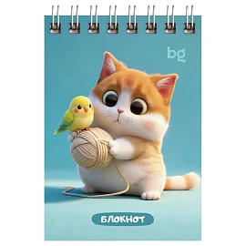 Блокнот А7 40л. на гребне BG "Микс