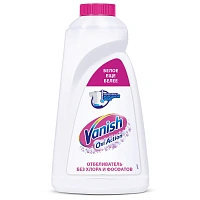 Пятновыводитель кислородный Vanish Oxi Кристальная белизна для белого белья жидкость 1 л